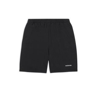 Men's Balenciaga Balenciaga Sweat Shorts Pants Black | 0421AOLJY