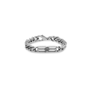 Men's Balenciaga Bb Icon Gourmette Bracelet Jewelry Silver | 5483JPEOK