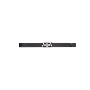 Men's Balenciaga Bb Large Belts Black | 6081UNOJH