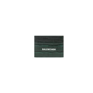 Men's Balenciaga Cash Cardholders Green | 8230DVQXW