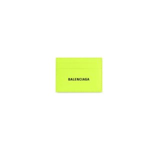 Men's Balenciaga Cash Cardholders Yellow / Silver | 0478CPFRL