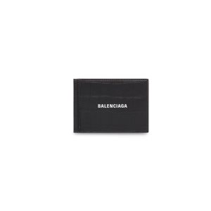 Men's Balenciaga Cash Folded With Bill Clip Cardholders Grey | 1274NKUWM