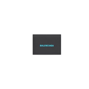 Men's Balenciaga Cash Mini Wallets Black | 2365AOJWM