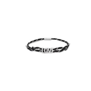 Men's Balenciaga L.o.v.e. Choker Jewelry Black | 2913VBXFU