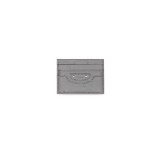 Men's Balenciaga Neo Classic Cardholders Dark Grey | 4087WYXRI