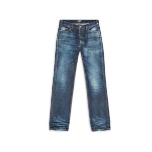 Men's Balenciaga Normal Fit Pants Blue | 9268KPGIQ