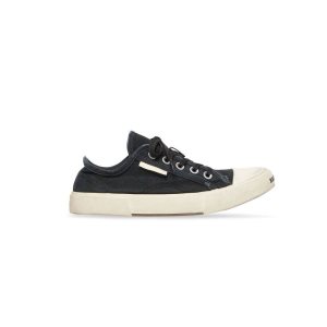 Men's Balenciaga Paris Low Tops Sneakers Black | 2375PRFSI