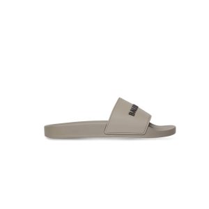 Men's Balenciaga Pool Slide Sandals Grey | 2358NUJYV