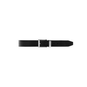 Men's Balenciaga Rectangle Large Belts Black | 2164VMYKH