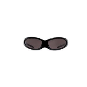 Men's Balenciaga Skin Cat Sunglasses Black | 6793FUOGH