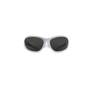 Men's Balenciaga Skin Xxl Cat Sunglasses Silver | 1630EQRAL