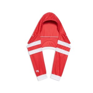 Men's Balenciaga Soccer Hood Caps Red | 2948AXRFL