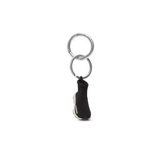 Men's Balenciaga Track Keyrings Black | 2937PAMXF