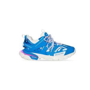 Men's Balenciaga Track Led Sneakers Blue | 3942AZVYR