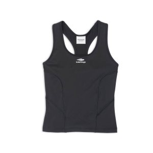 Women's Balenciaga 3b Sports Icon Athletic Tank Tops Black | 7541SHUWL