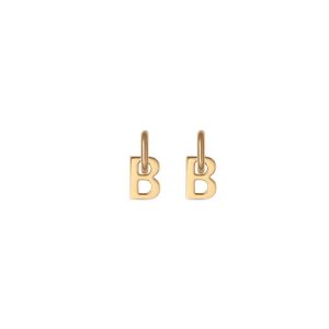 Women's Balenciaga B Chain Xs Earrings Jewelry Gold | 5180GKNQV