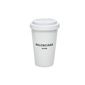 Women's Balenciaga Cities Beijing Cup Equipment White | 4251KQIRG