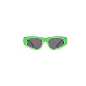 Women's Balenciaga Dynasty D-frame Sunglasses Green | 3958OBKIZ