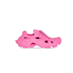 Women's Balenciaga Hd Lace-up Sneakers Pink | 7046LEWCD