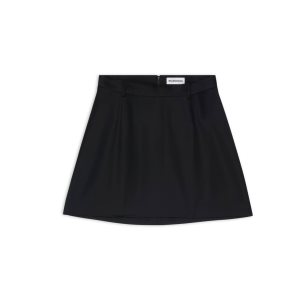 Women's Balenciaga Large Mini Skirts Black | 3812WDXKA