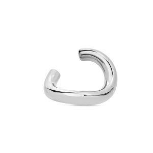 Women's Balenciaga Loop Cuff Jewelry Silver | 7812DLRAE