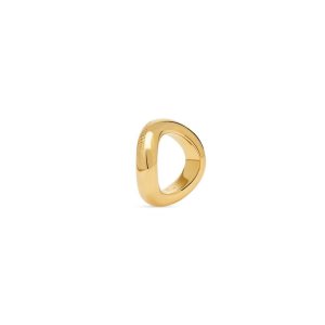 Women's Balenciaga Loop Ring Jewelry Gold | 3470MTAWK