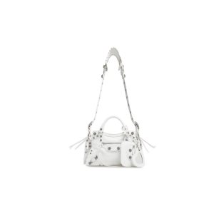 Women's Balenciaga Neo Cagole Xs Handbag White | 9542LRWDV