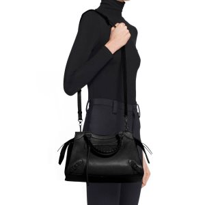 Women's Balenciaga Neo Classic Small Handbag Black | 0215NXBJW