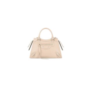 Women's Balenciaga Neo Classic Small Handbag Cream | 8062UZXLY