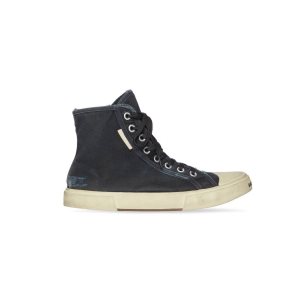 Women's Balenciaga Paris High Tops Sneakers Black | 2918KNVMY