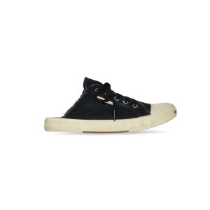 Women's Balenciaga Paris Mule Sneakers Black | 2305RVTSZ