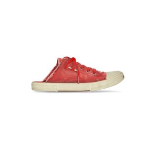 Women's Balenciaga Paris Mule Sneakers Red | 0795RXTUL