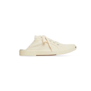 Women's Balenciaga Paris Mule Sneakers White | 4132AGVBP