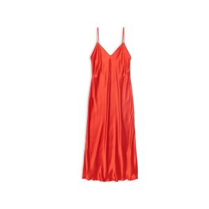 Women's Balenciaga Pyjama Dress Skirts Red | 3215UGDRP