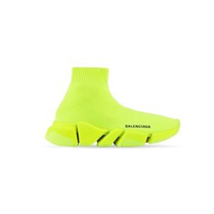 Women's Balenciaga Speed 2.0 Recycled Knit Sneakers Yellow | 4891NRGUJ