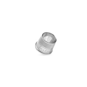 Women's Balenciaga Thimble Ring Jewelry Silver | 8924AJCHZ