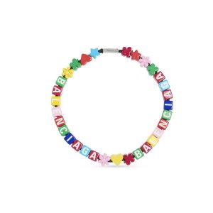 Women's Balenciaga Toy Necklace Jewelry Multicolor / Silver | 6308PBKUE