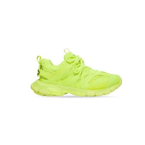 Women's Balenciaga Track Full Mesh Sneakers Yellow | 1836UEYMP