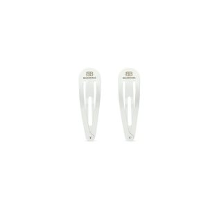 Women's Balenciaga Xxl Clip Set Jewelry White | 1248SRDOK