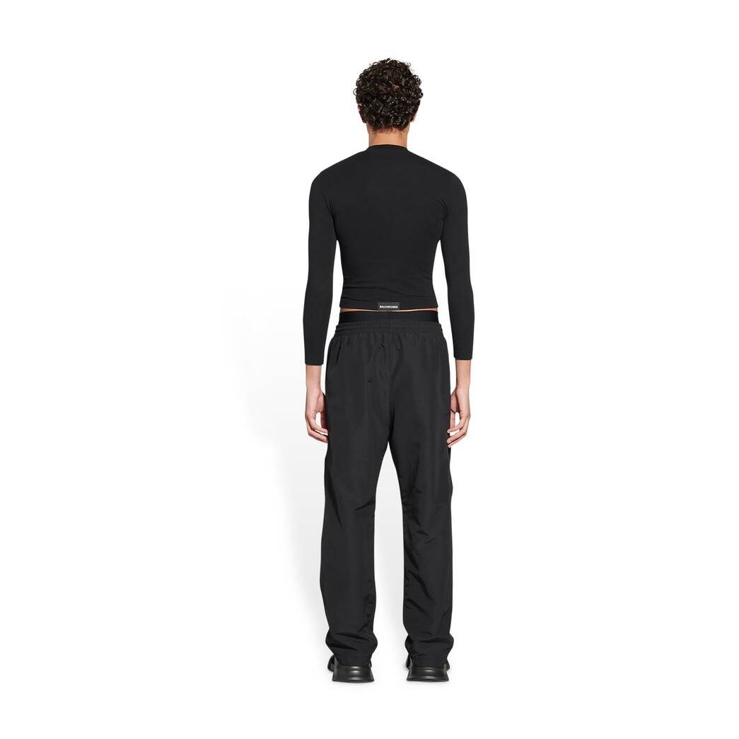 Men's Balenciaga 3b Sports Icon Small Fit Tracksuit Pants Black | 6598VJAEM