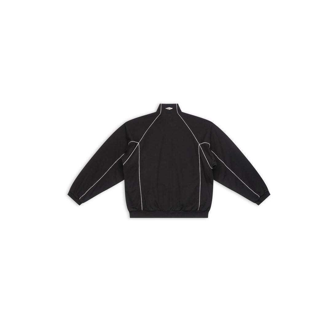 Men's Balenciaga 3b Sports Icon Tracksuit Jackets Black | 5192PGSOW