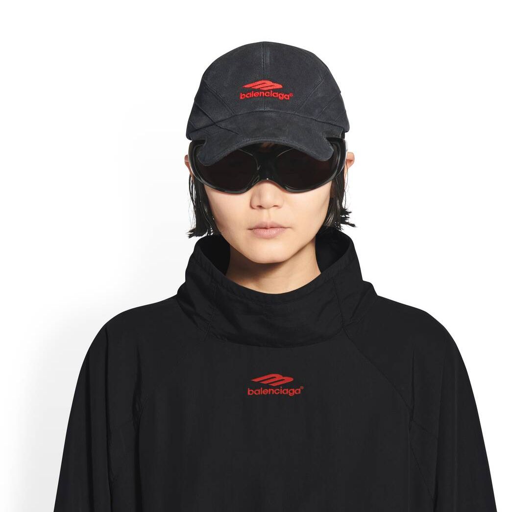 Men's Balenciaga 3b Sports Icon Tracksuit Caps Black | 5416RLTDH