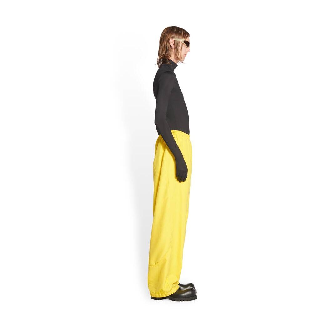 Men's Balenciaga 3b Sports Icon Tracksuit Pants Yellow | 5781DROUE