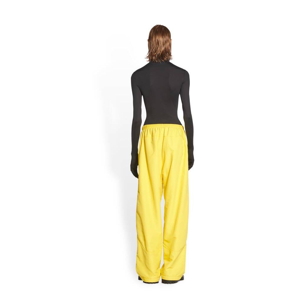 Men's Balenciaga 3b Sports Icon Tracksuit Pants Yellow | 5781DROUE