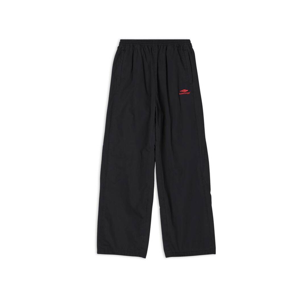 Men's Balenciaga 3b Sports Icon Tracksuit Pants Black | 7682MONYQ