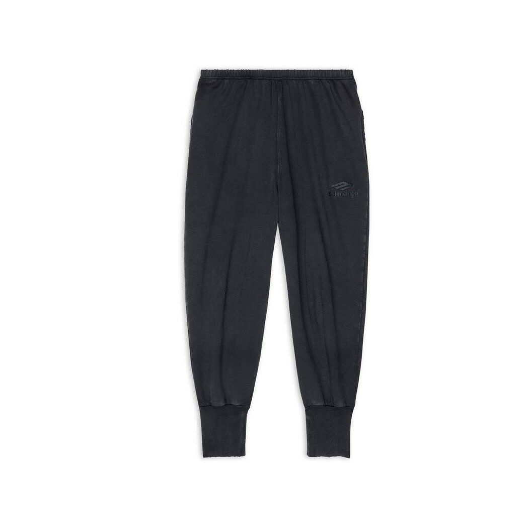 Men's Balenciaga 3b Sports Icon Tuck-in Sweatpants Pants Black | 9165MATJH