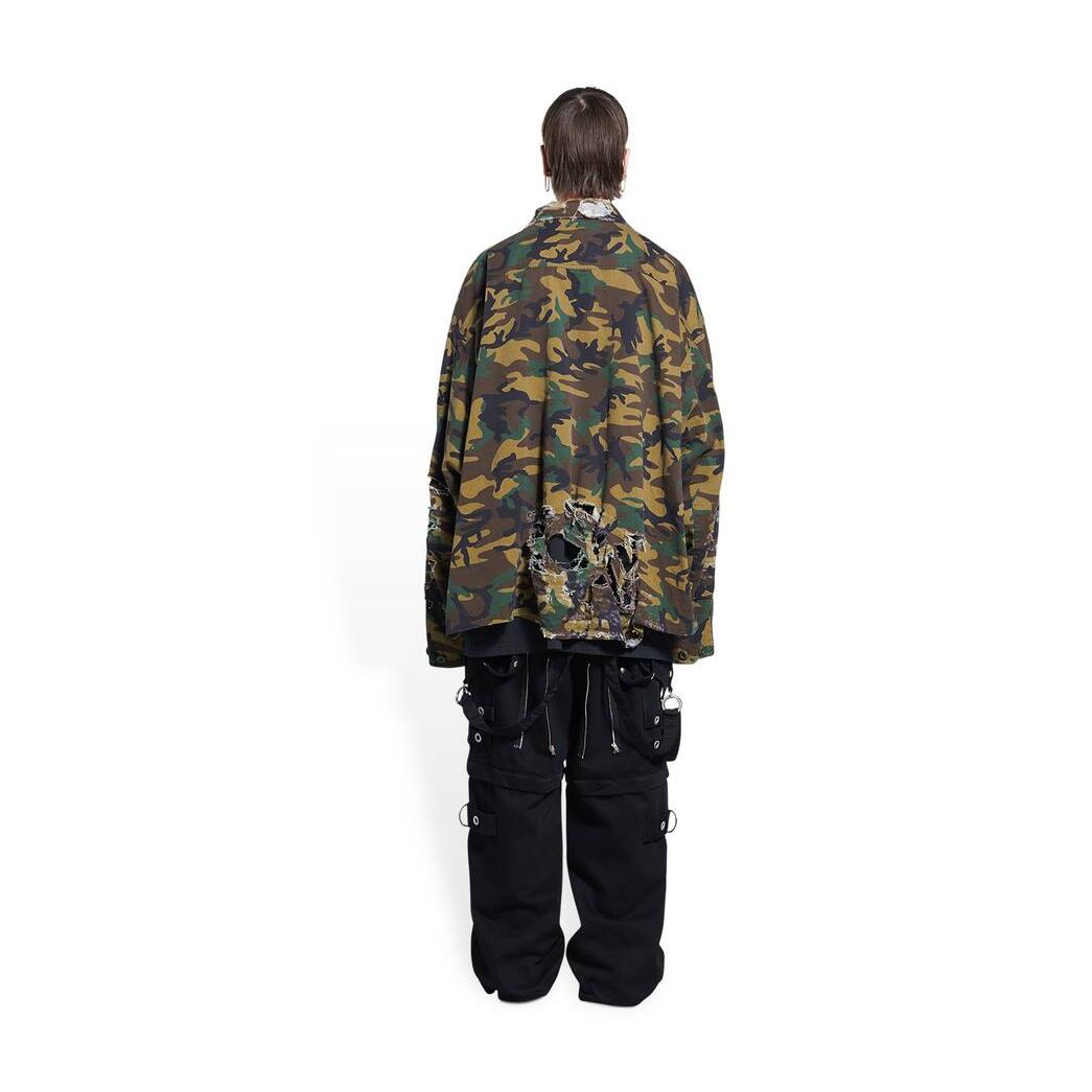 Men's Balenciaga Army Jackets Green | 8579IPXJT