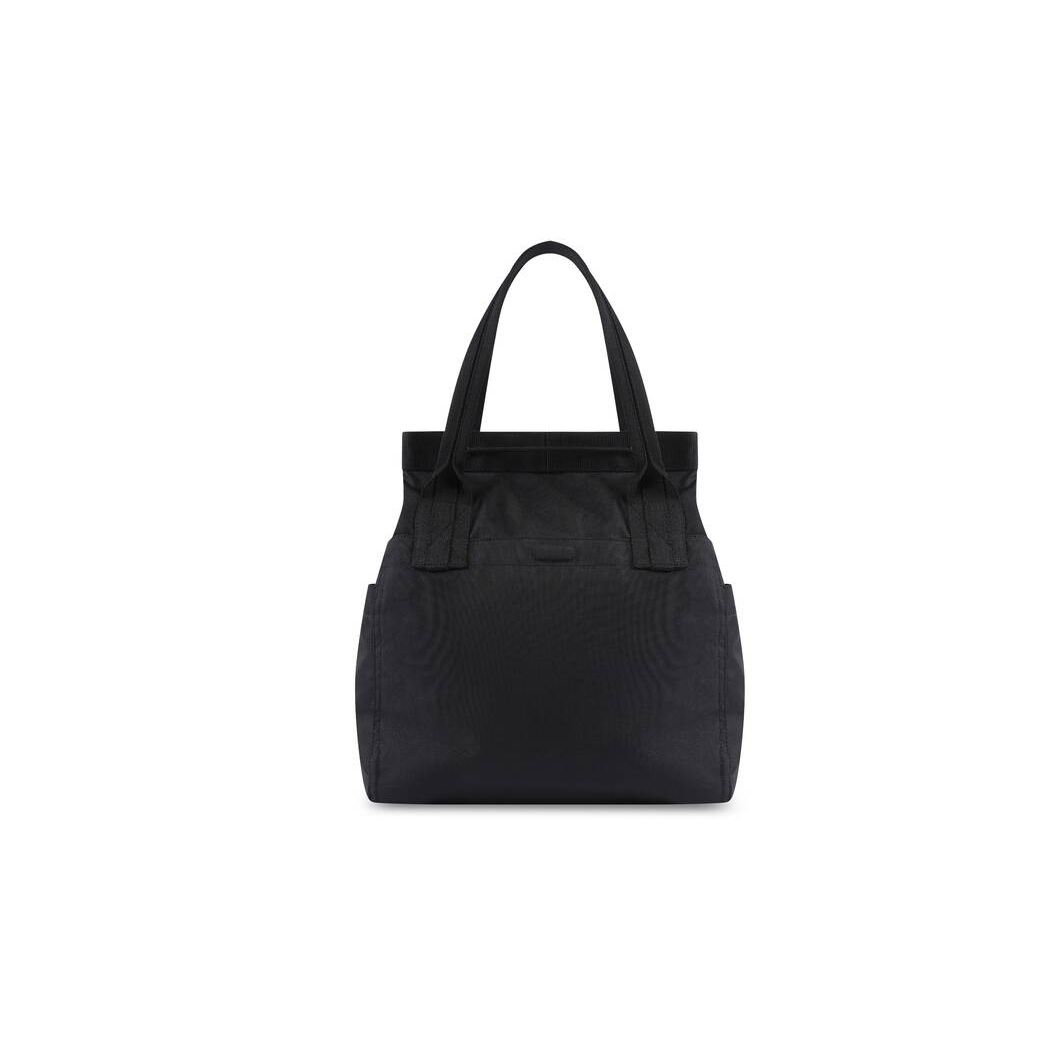 Men's Balenciaga Army Medium Tote Bags Black | 0165RBDQU