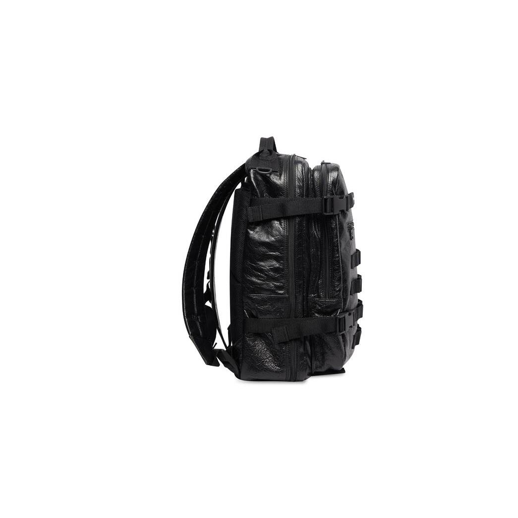 Men's Balenciaga Army Small Backpacks Black | 8160NPEYR