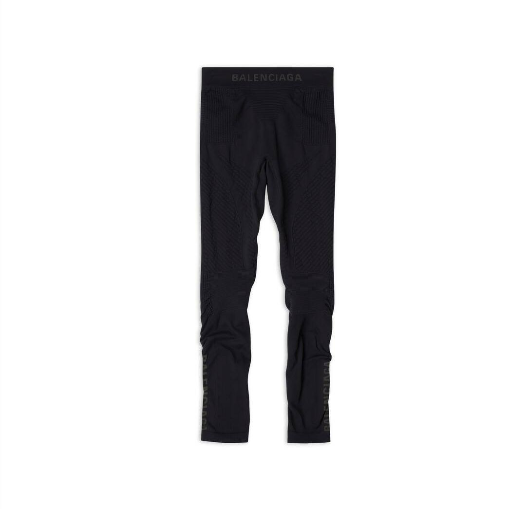 Men\'s Balenciaga Athletic Leggings Pants Black | 8241GWNHC